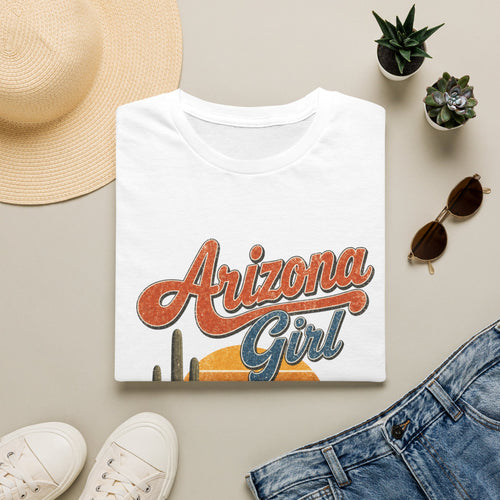 Arizona Girl T-Shirt — Retro Desert Cactus Graphic Tee