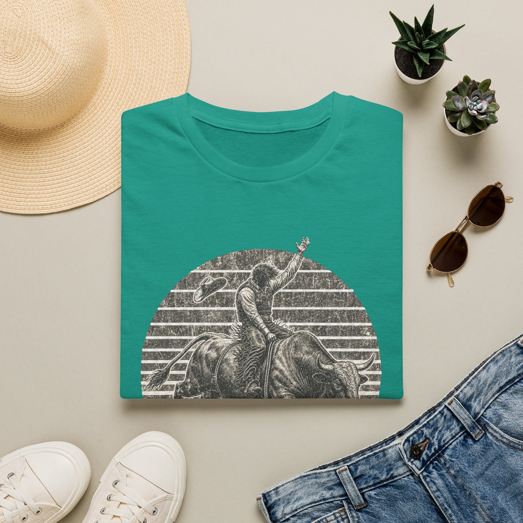 Bull Rider T-Shirt — Vintage Rodeo Western Graphic Tee