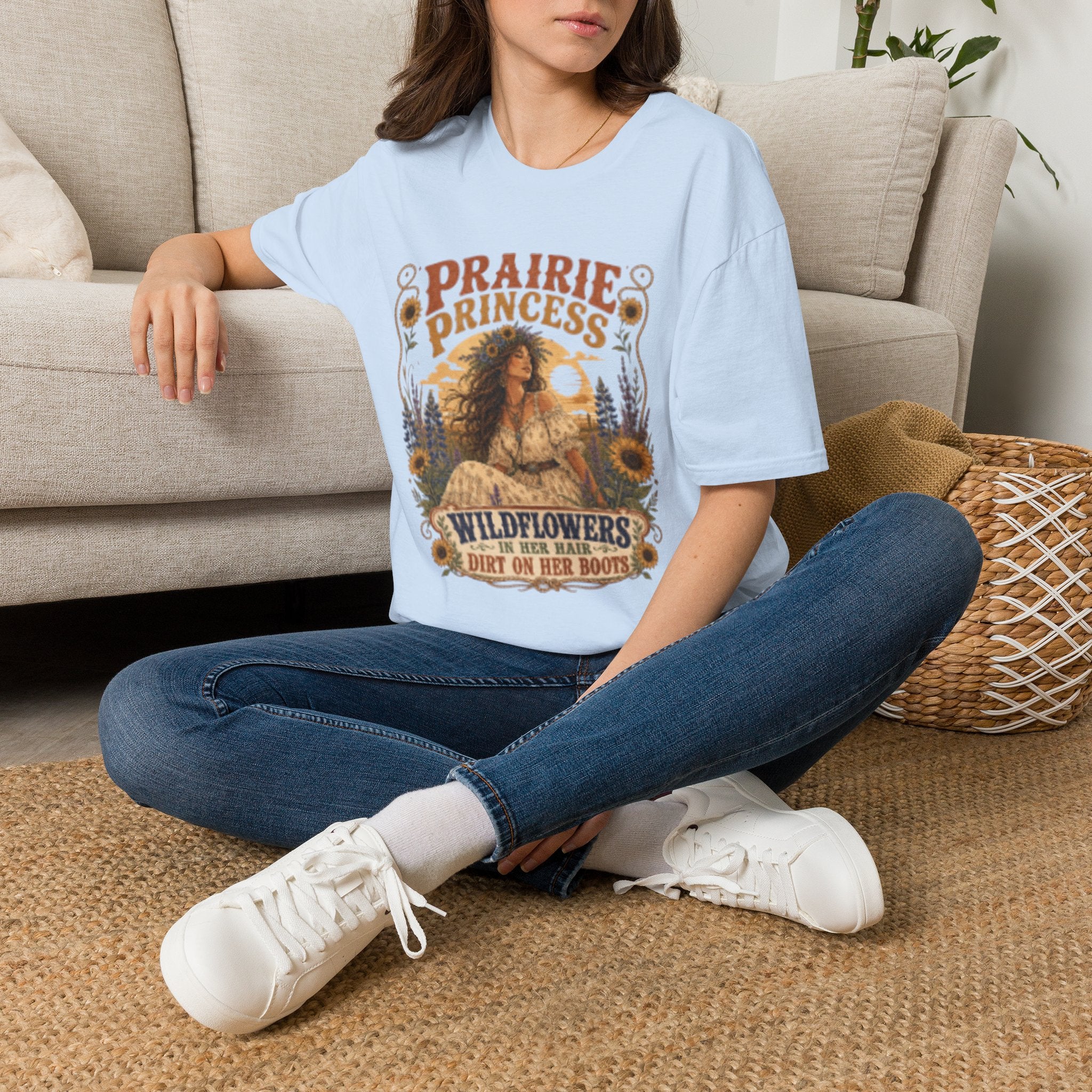 Prairie Princess T-Shirt — Wildflowers & Sunshine Graphic Tee