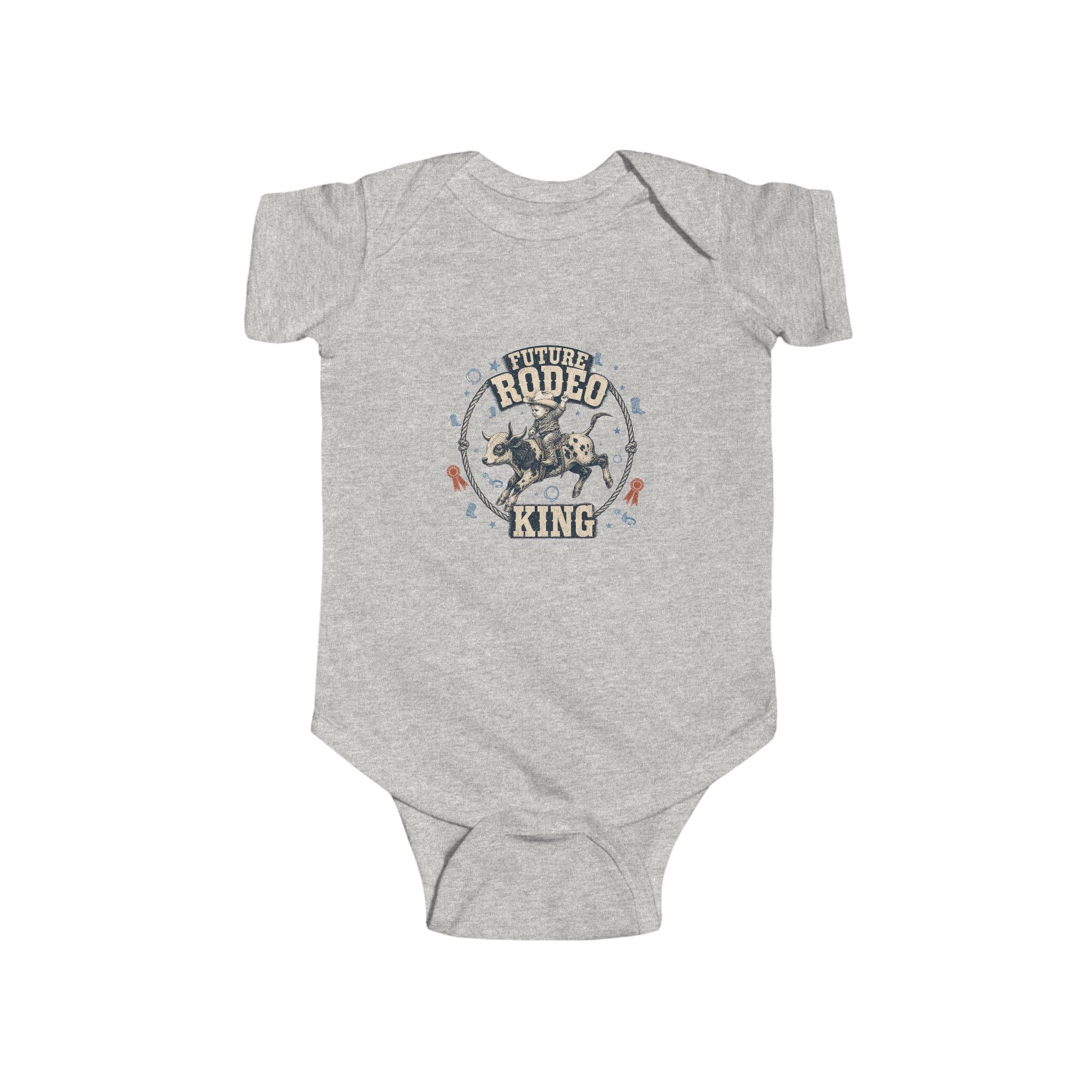 Infant Bodysuit — 'Future Rodeo King' Western Baby Onesie