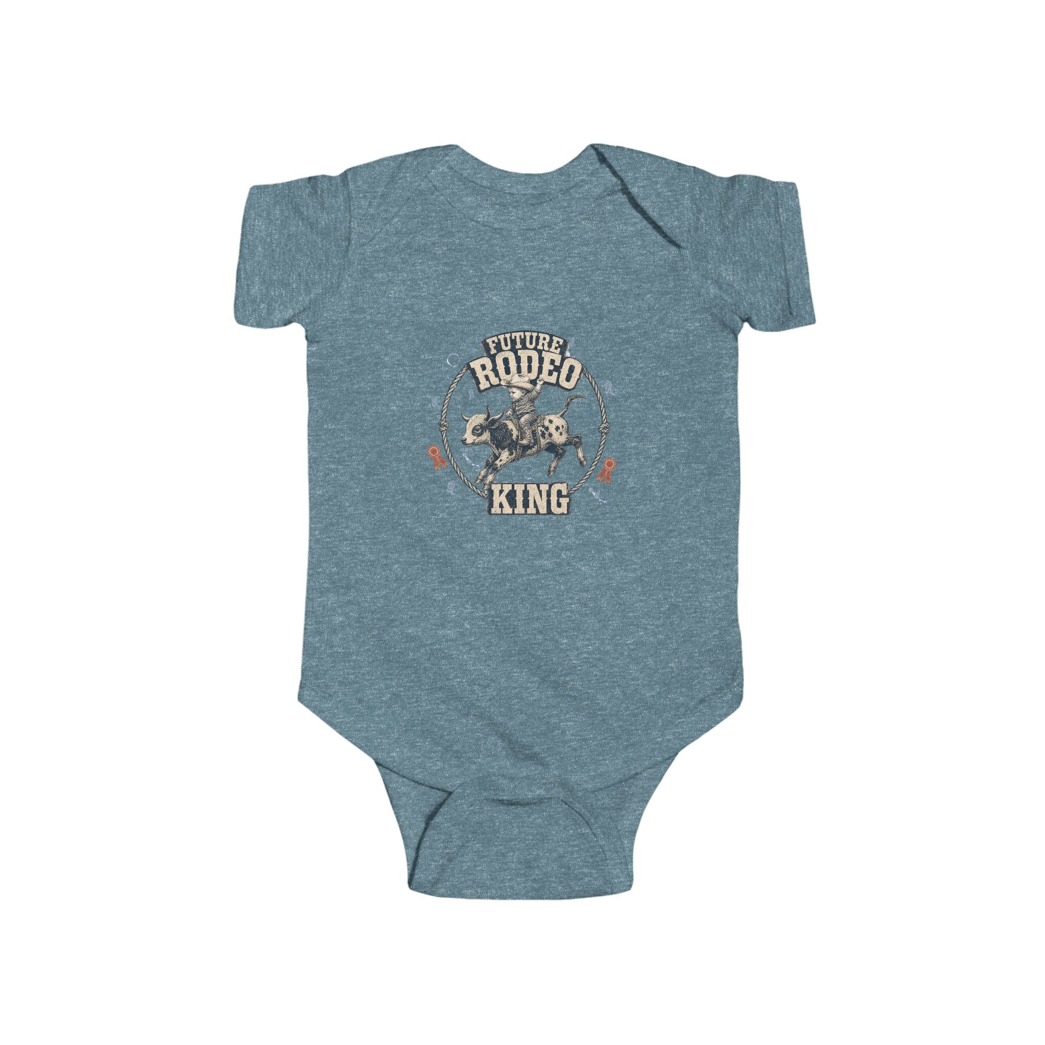 Infant Bodysuit — 'Future Rodeo King' Western Baby Onesie