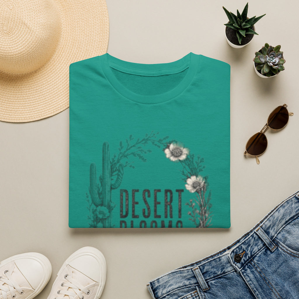 Desert Blooms T-Shirt — Floral Cactus Boho Tee
