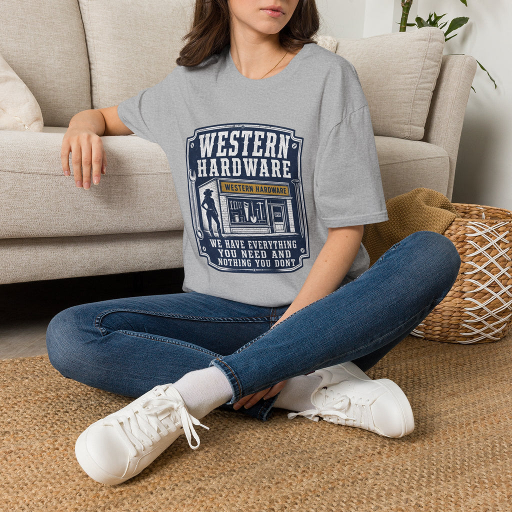 Western Hardware Vintage T-Shirt — Retro Storefront Graphic Tee