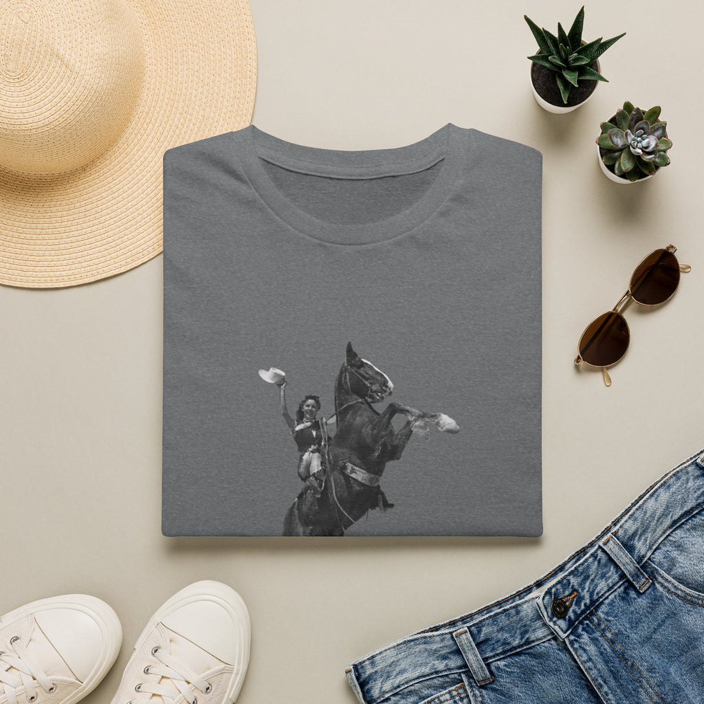Cowgirl Graphic T‑Shirt — Vintage Horse & Rider Tee