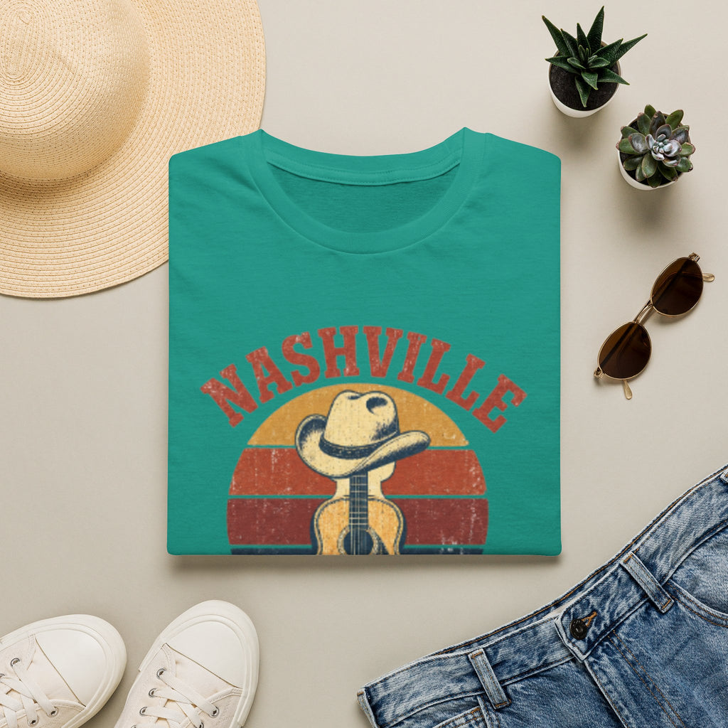 Nashville Music City Guitar Tee