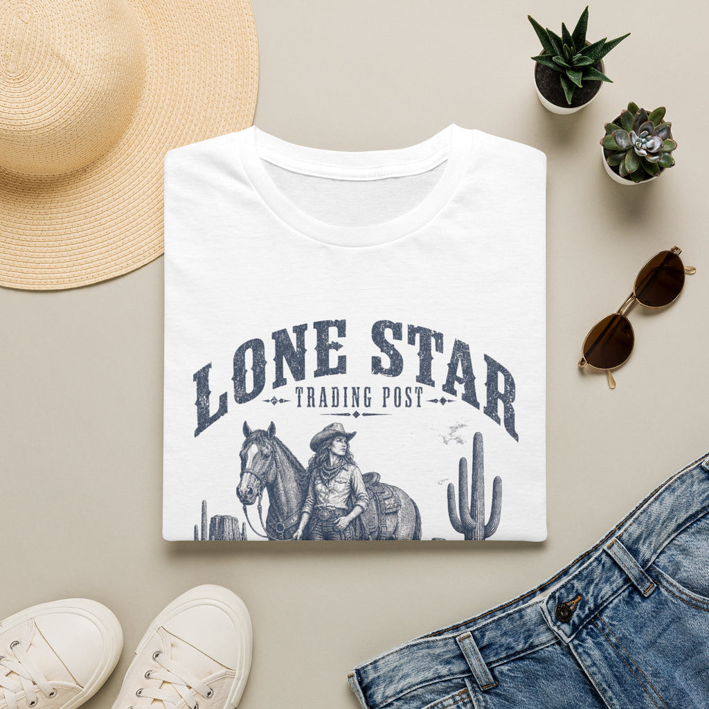 Lone Star Trading Post T-Shirt — Austin Texas Cowboy Graphic Tee