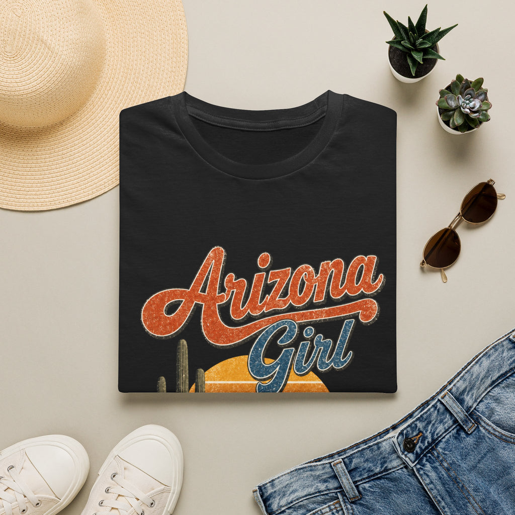 Arizona Girl T-Shirt — Retro Desert Cactus Graphic Tee