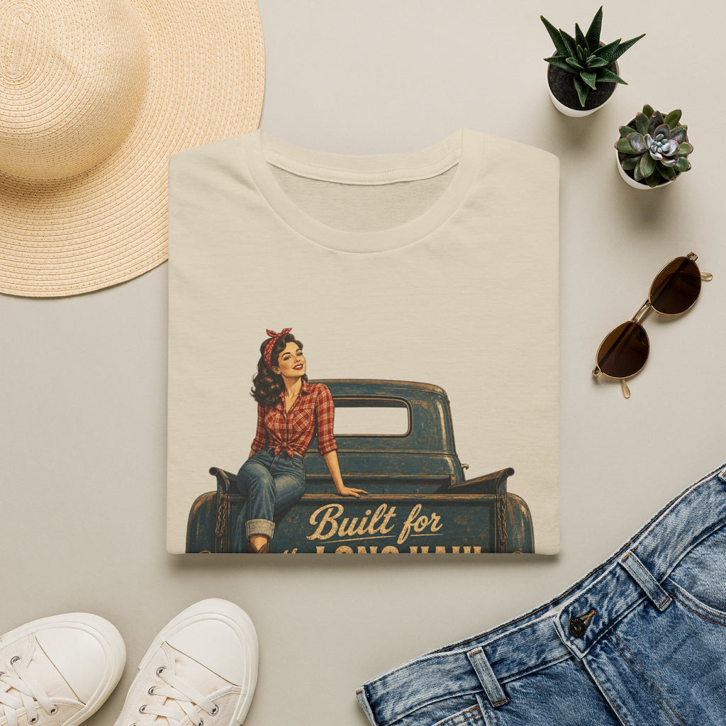 Built for the Long Haul T-Shirt — Vintage Truck & Rosie Roadtrip Tee