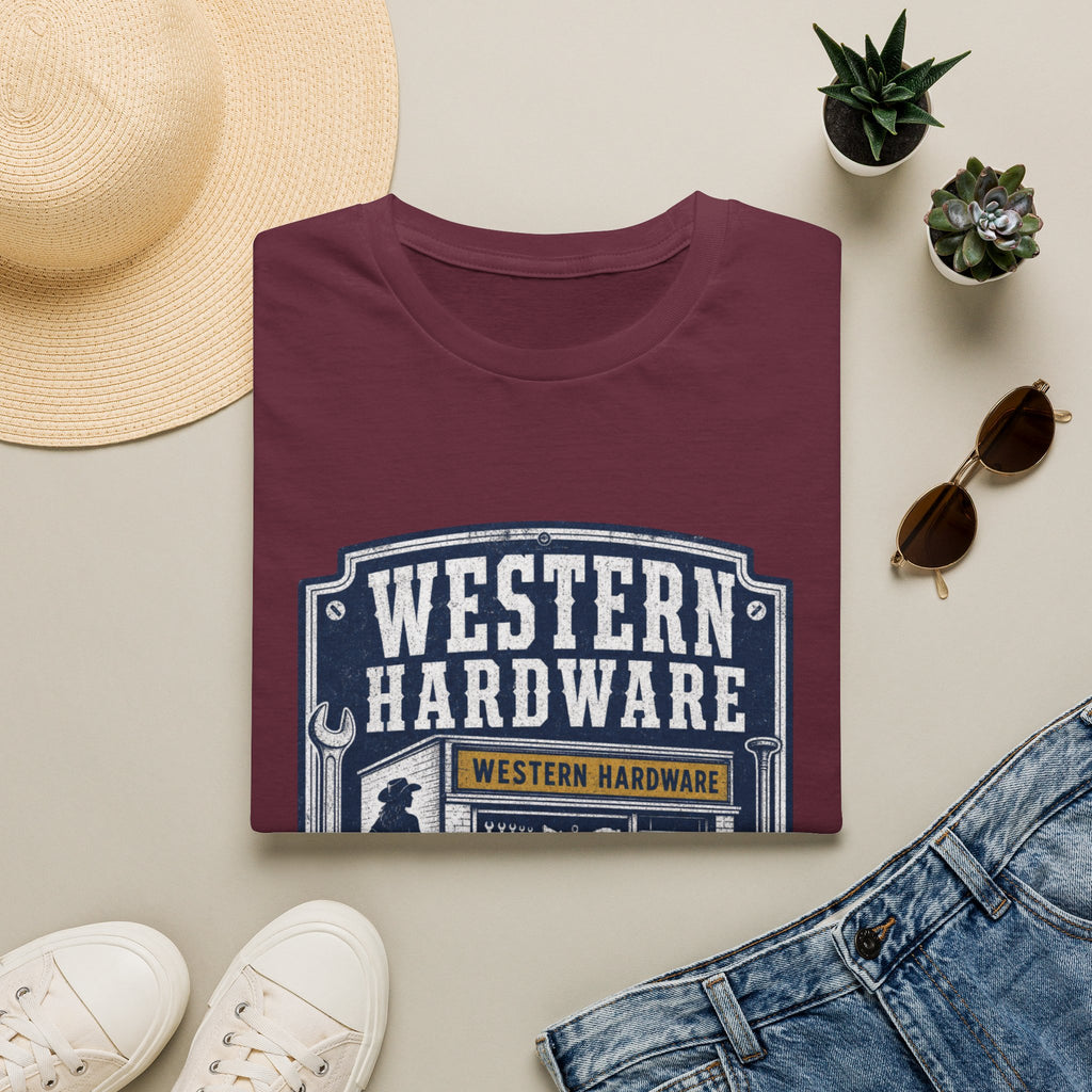 Western Hardware Vintage T-Shirt — Retro Storefront Graphic Tee