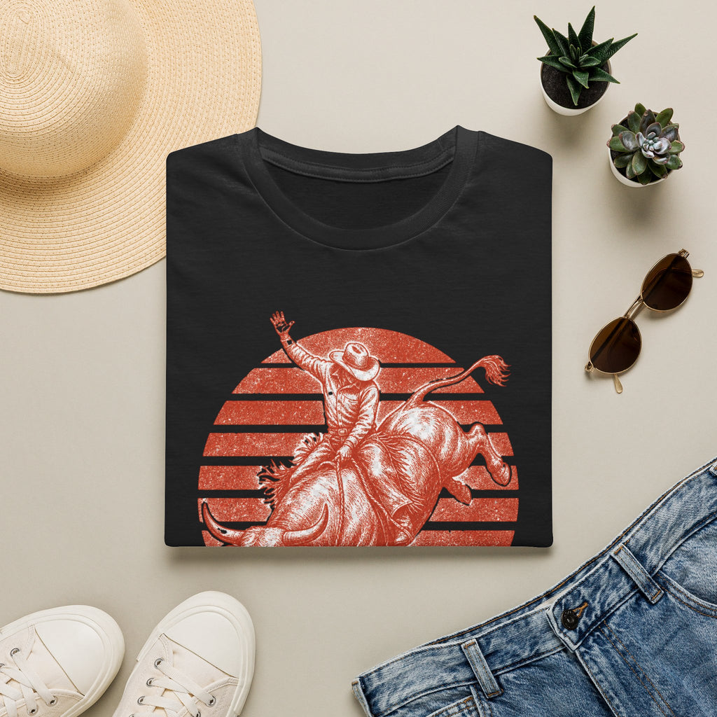 Bull Rider T‑Shirt — Vintage Rodeo Western Graphic Tee