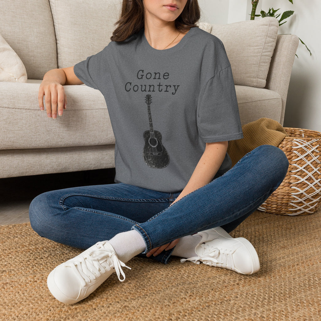 Gone Country T-Shirt — Acoustic Guitar Country Music Tee