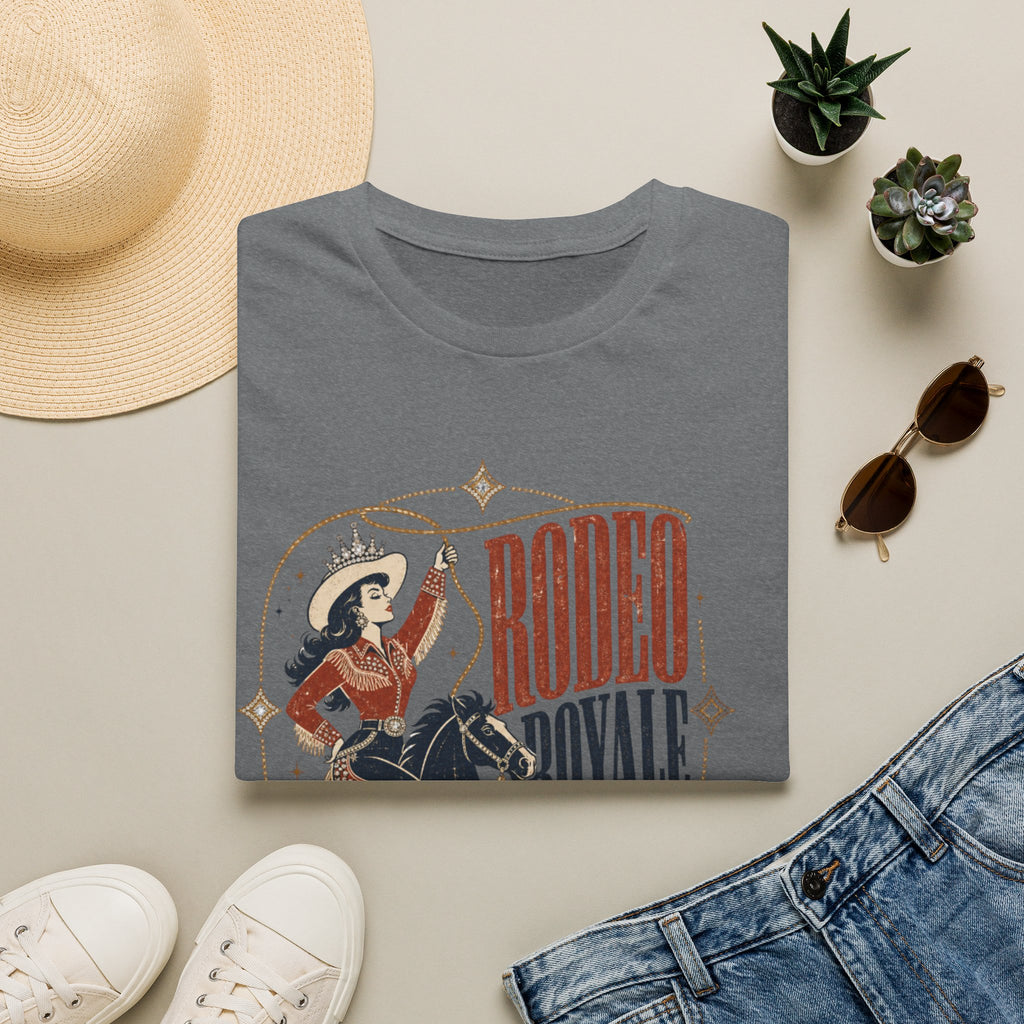 Rodeo Royale Graphic T-Shirt — Western Cowgirl Horse Logo