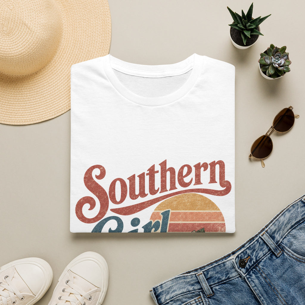 Southern Girl T-Shirt — Vintage Retro Magnolia Tee