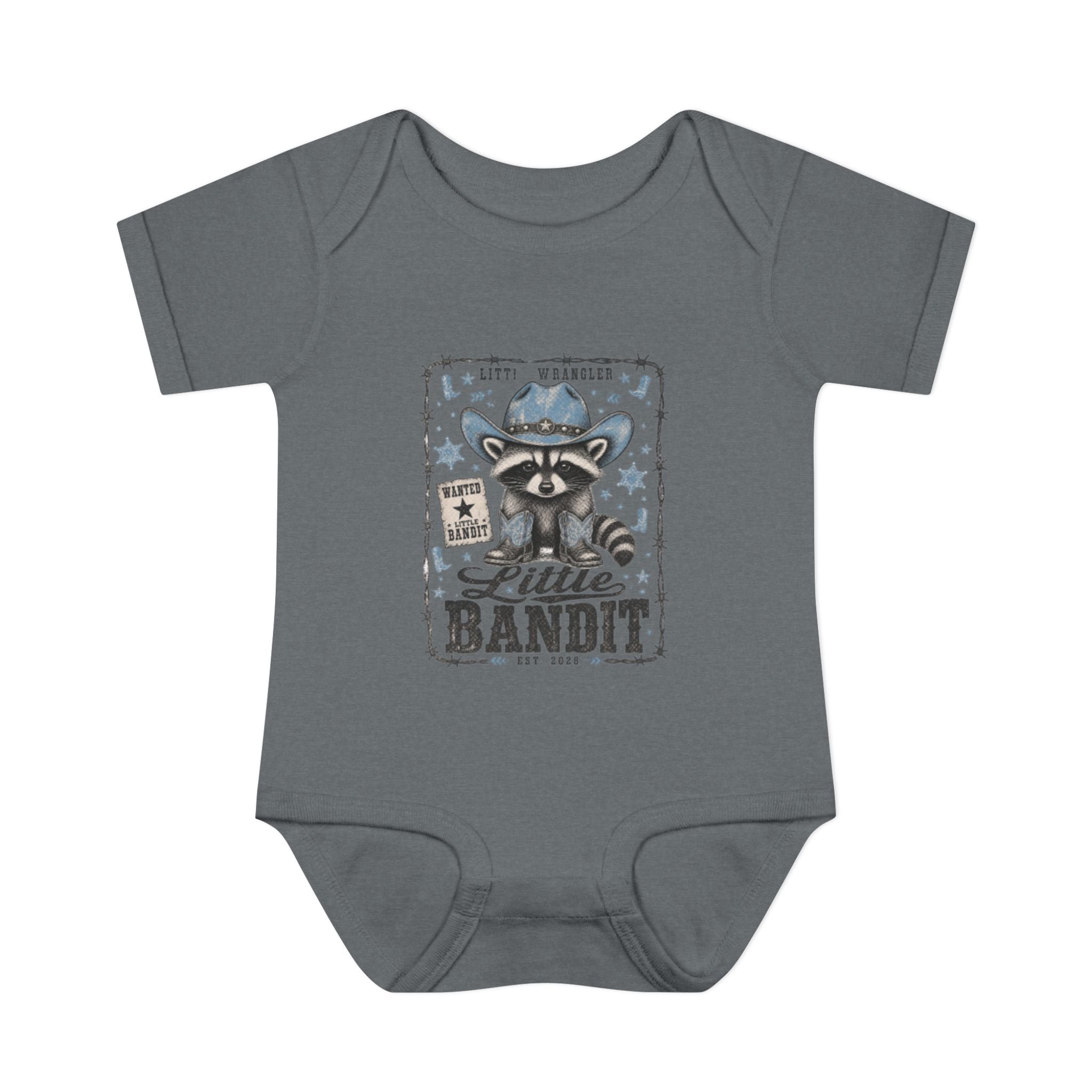 "Little Bandit Baby" Cowboy Infant Onesie