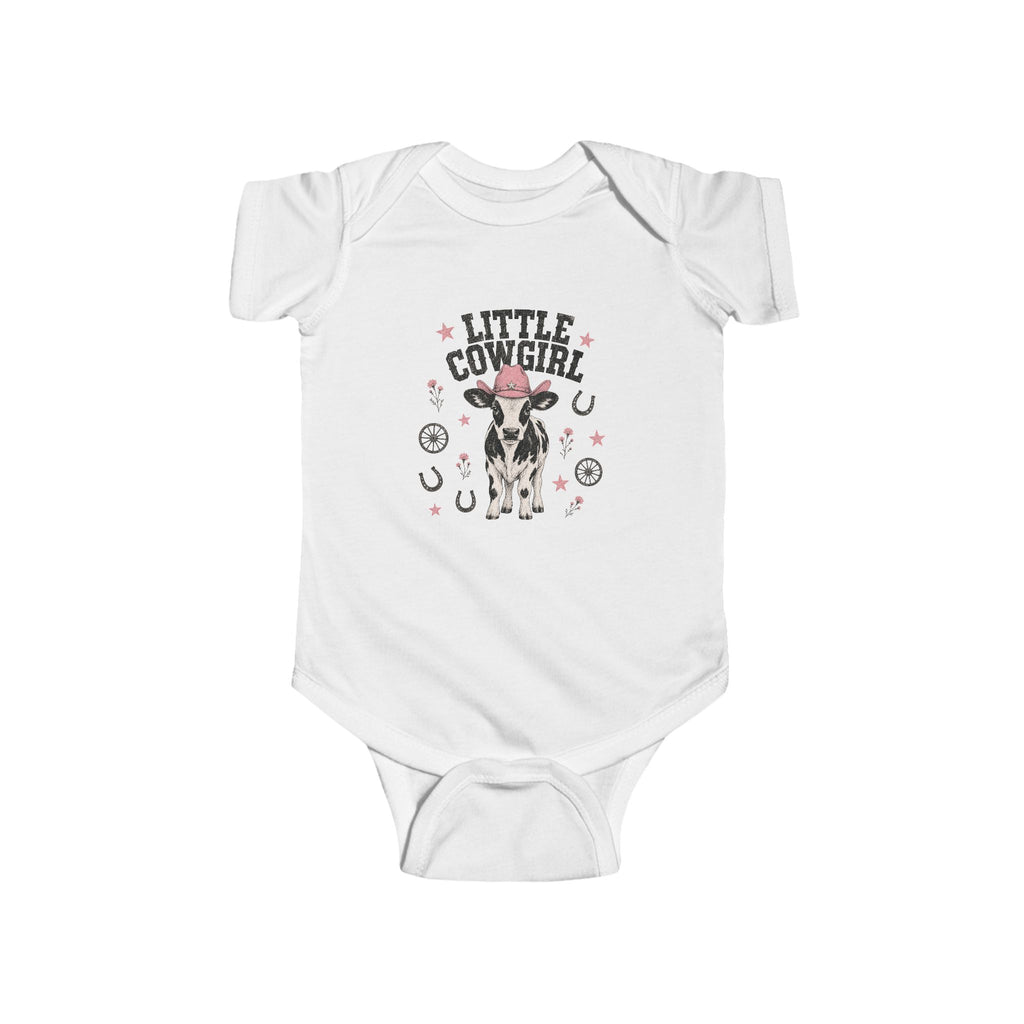 Little Cowgirl Infant Bodysuit – 'Little Cowgirl' Western Baby Onesie