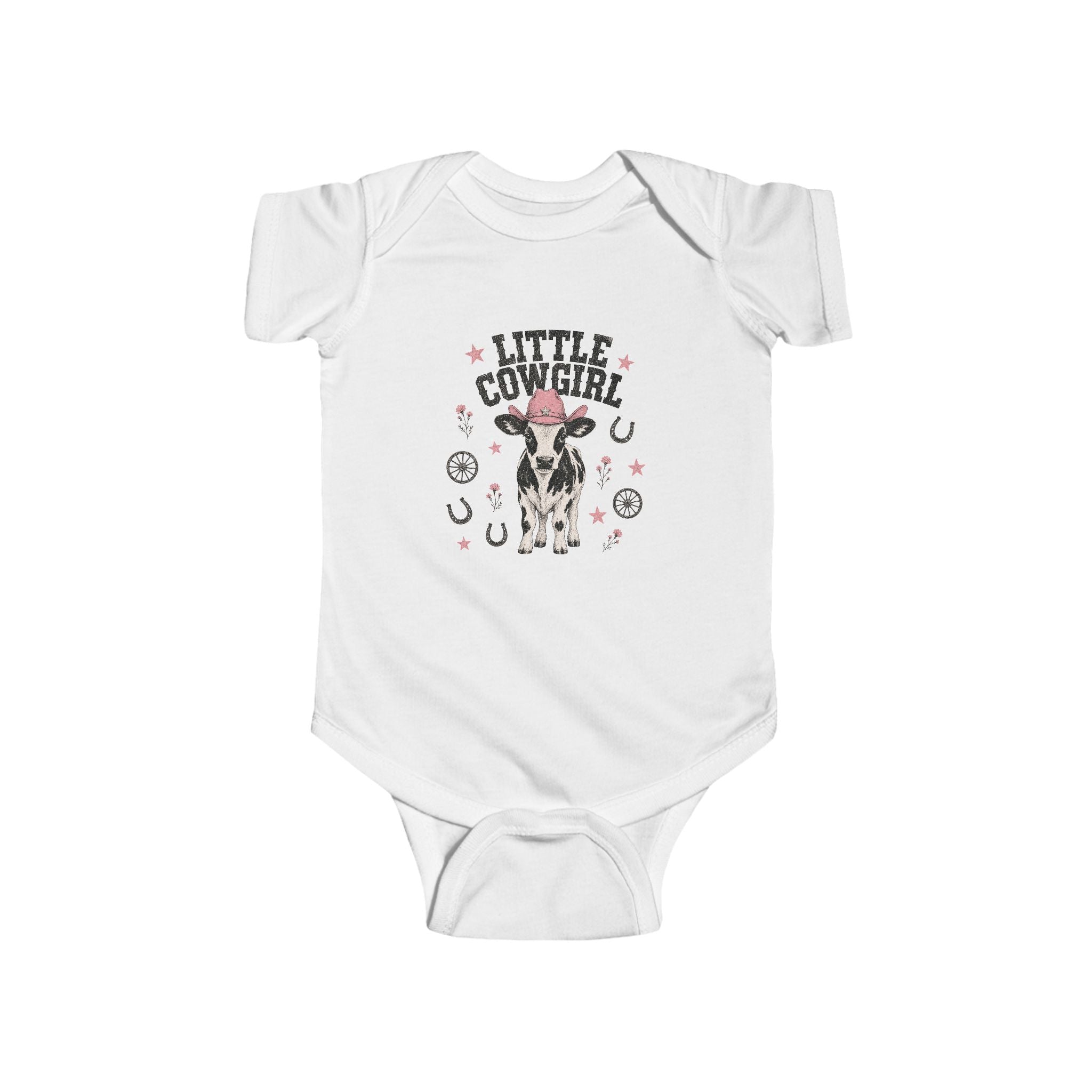 Little Cowgirl Infant Bodysuit – 'Little Cowgirl' Western Baby Onesie