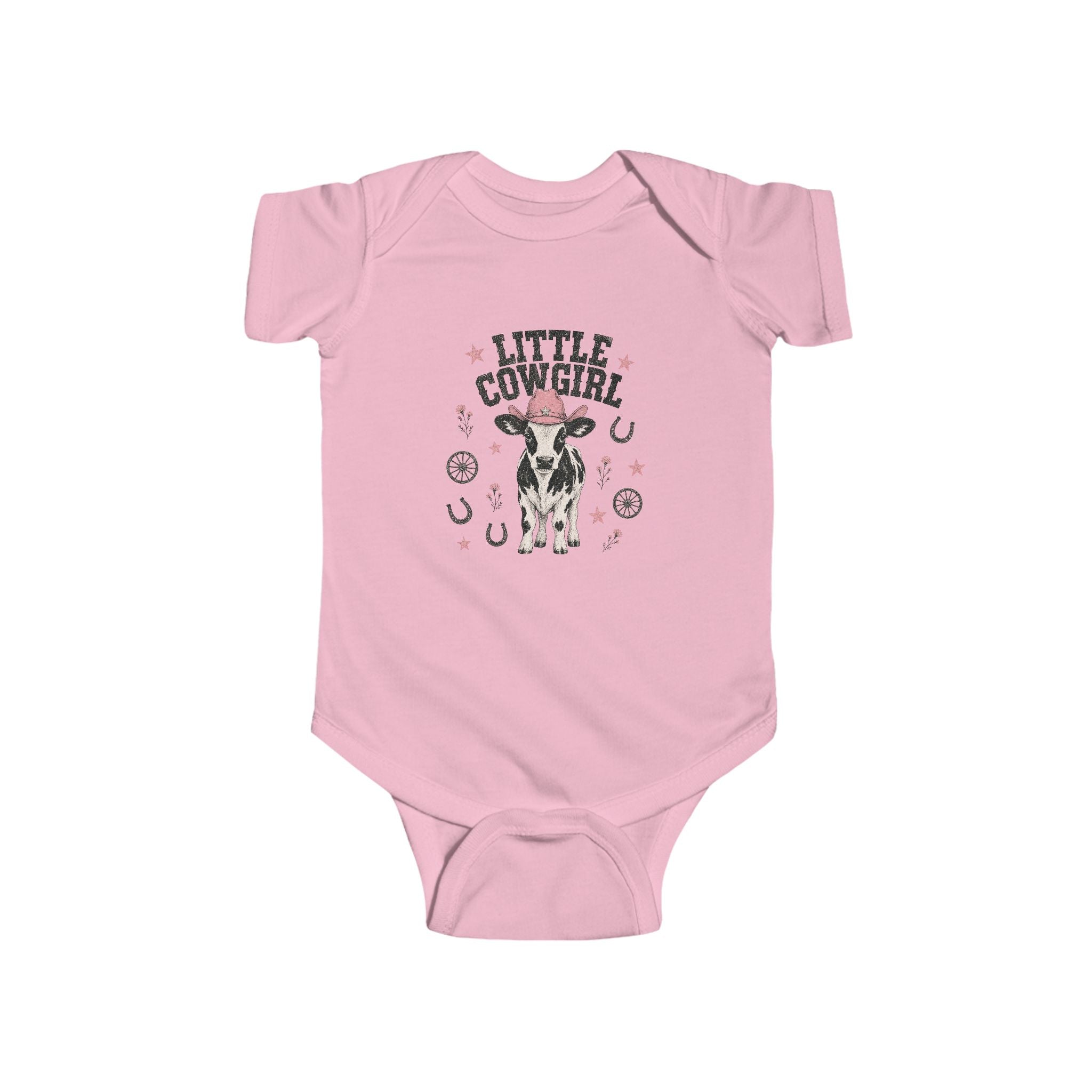 Little Cowgirl Infant Bodysuit – 'Little Cowgirl' Western Baby Onesie