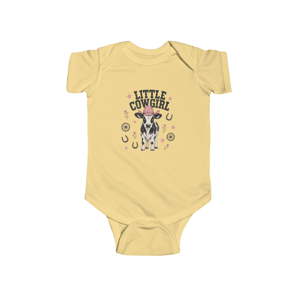 Little Cowgirl Infant Bodysuit – 'Little Cowgirl' Western Baby Onesie