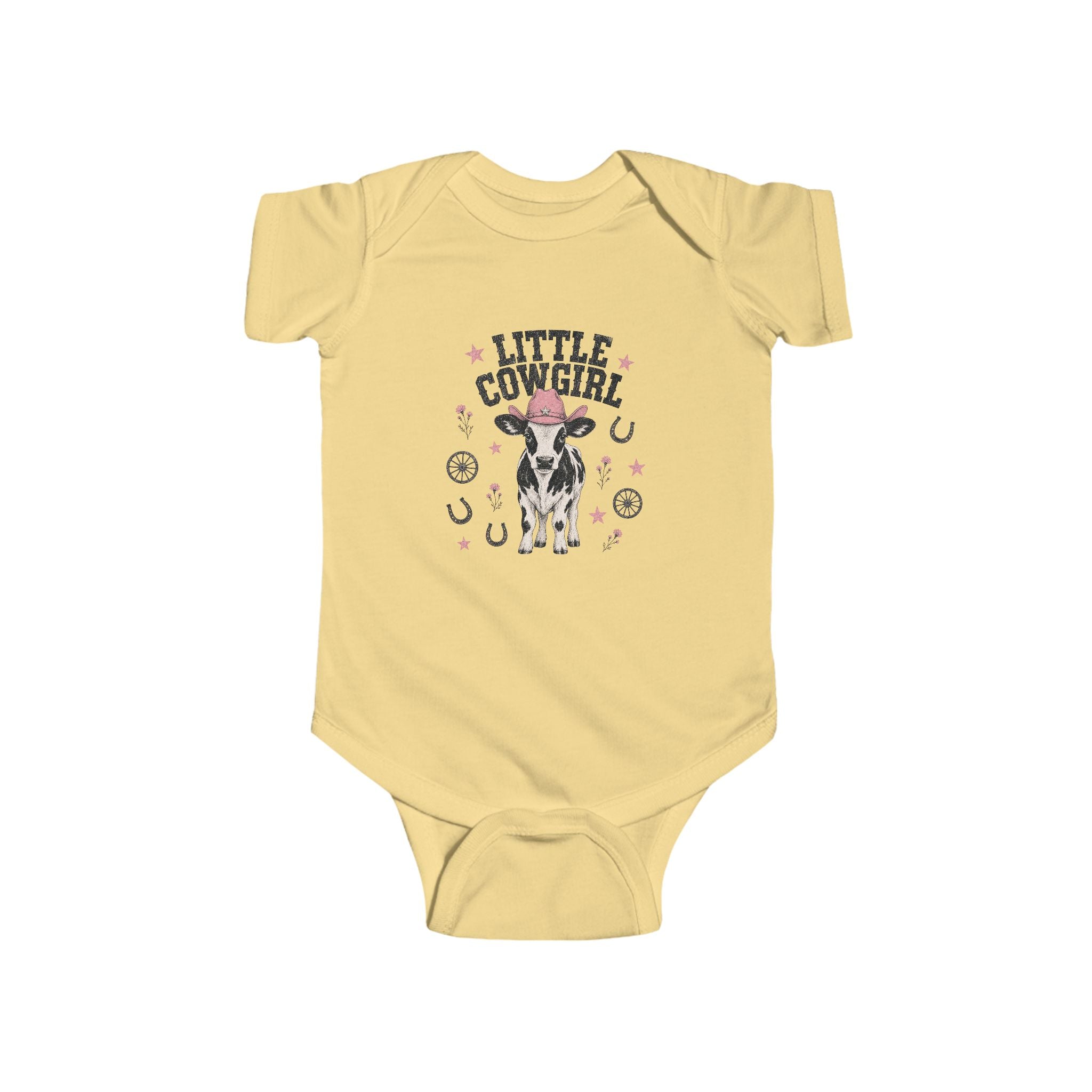 Little Cowgirl Infant Bodysuit – 'Little Cowgirl' Western Baby Onesie