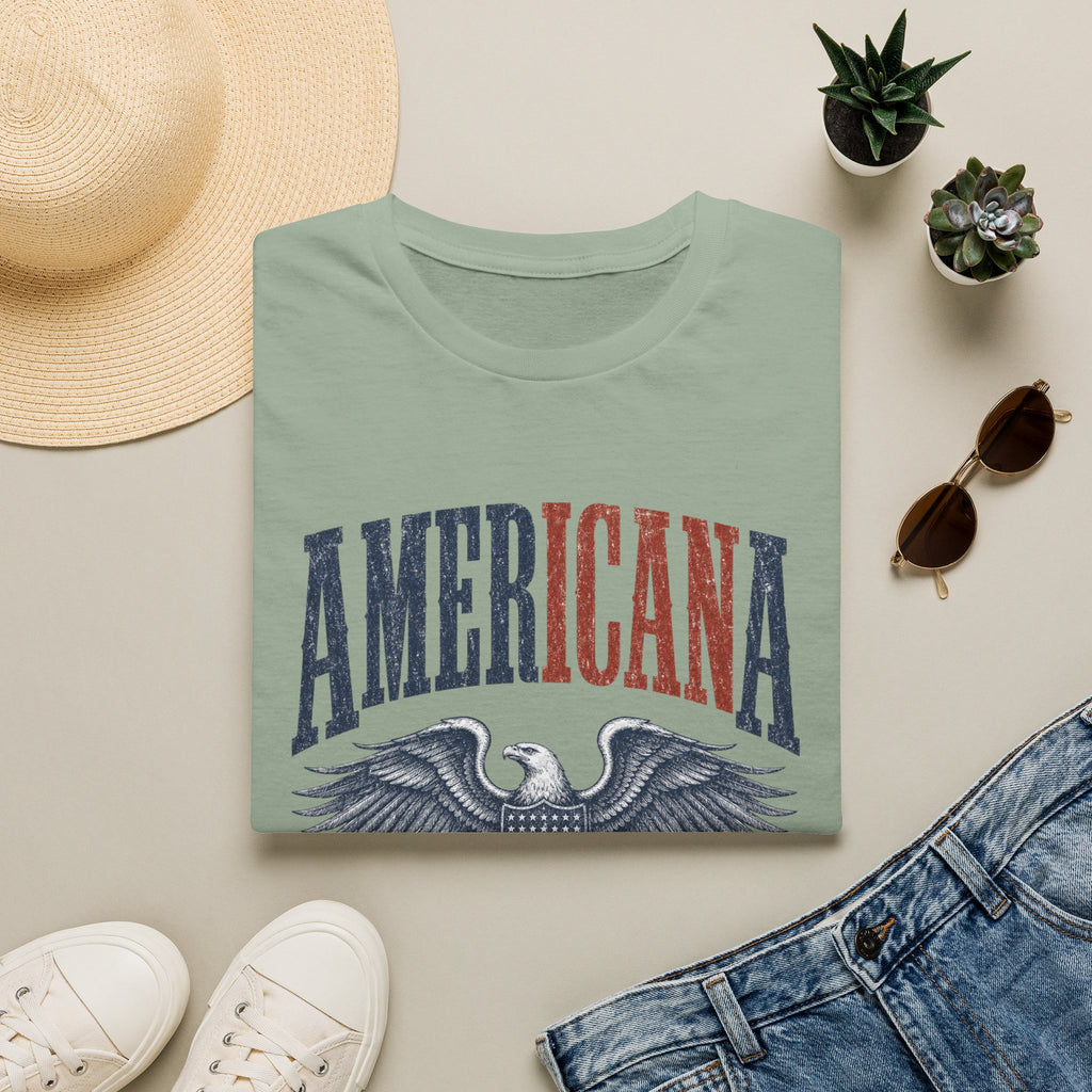 Americana Eagle T-Shirt — Vintage Patriotic Graphic Tee
