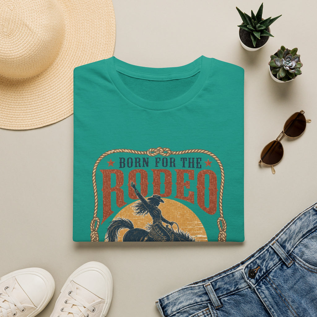 Born for the Rodeo T-Shirt — Western Bull Riding Graphic Tee