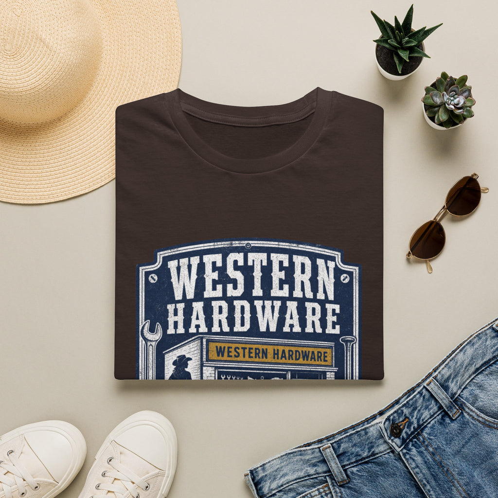 Western Hardware Vintage T-Shirt — Retro Storefront Graphic Tee