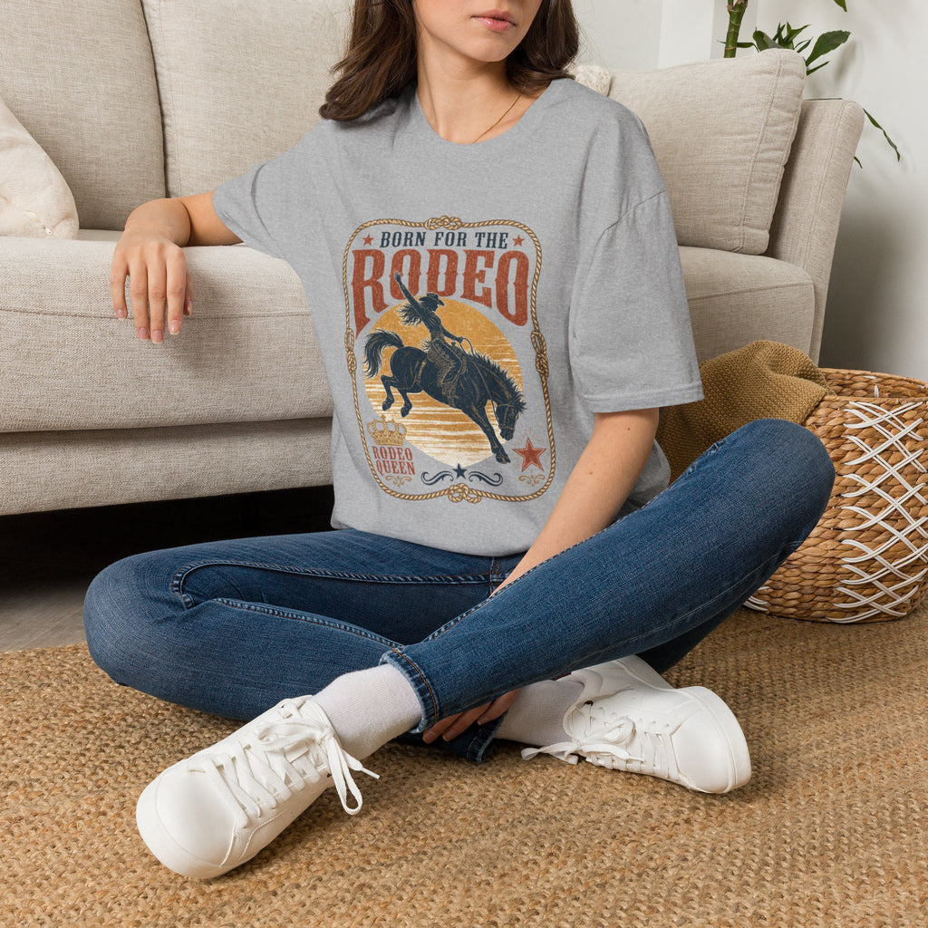 Born for the Rodeo T-Shirt — Western Bull Riding Graphic Tee