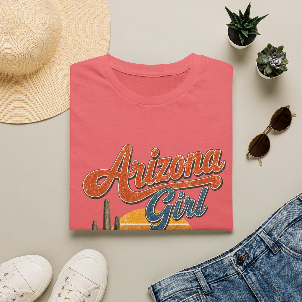 Arizona Girl T-Shirt — Retro Desert Cactus Graphic Tee