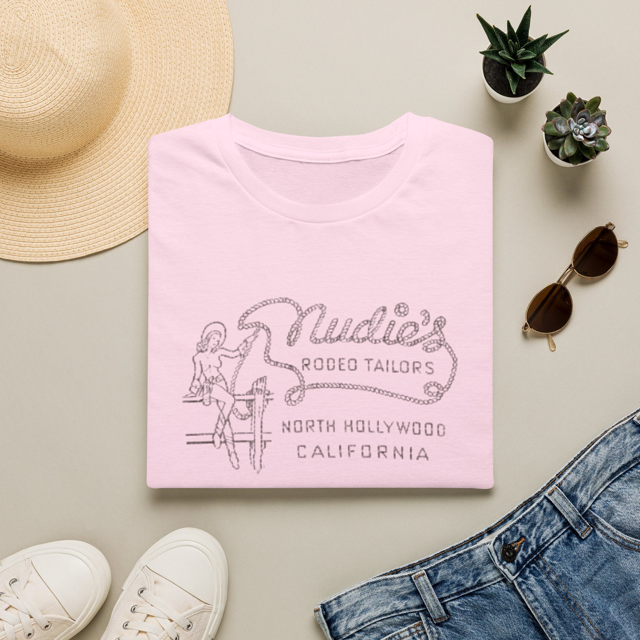 Nudie’s Rodeo Tailors Graphic T-Shirt — North Hollywood California Vintage Western Tee