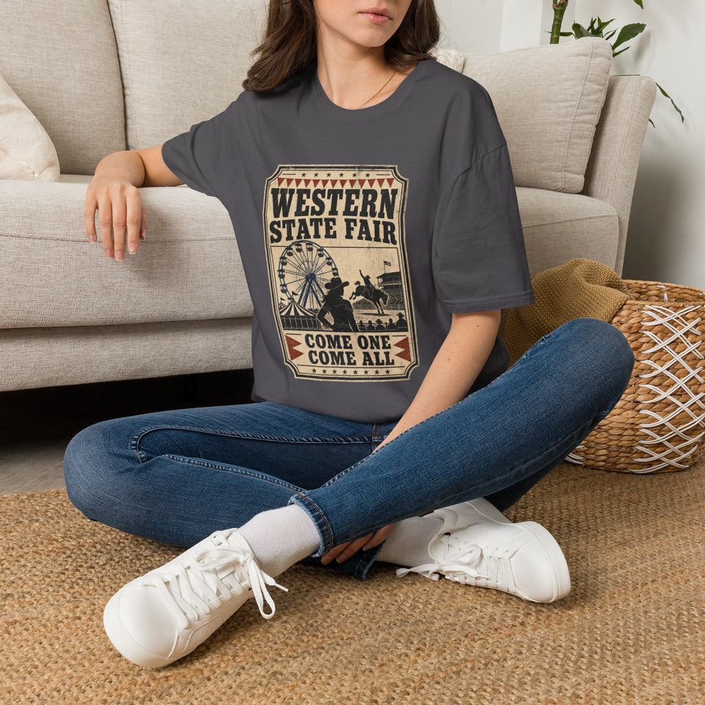 Western State Fair T-Shirt — 'Come One Come All' Vintage Carnival Tee