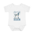 "Born to Roam" Horse Graphic Infant Onesie