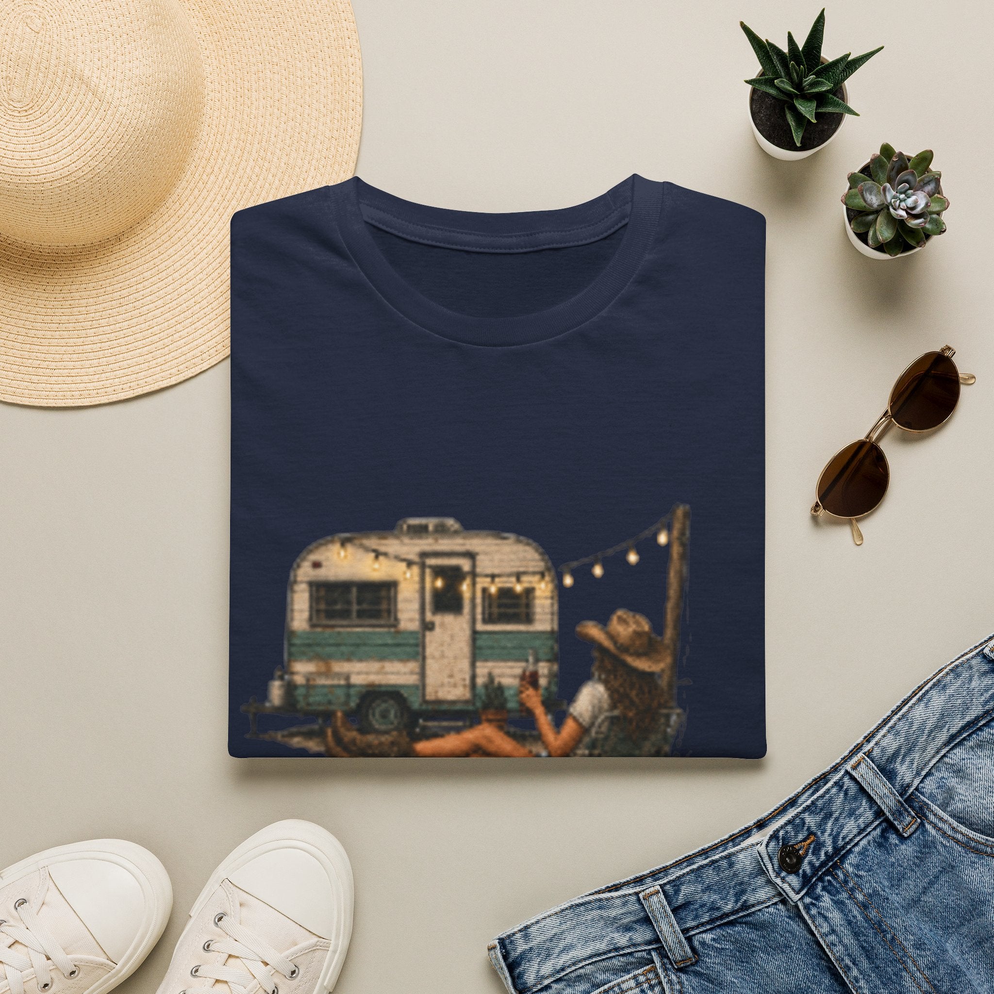 Retro Camper Relaxation T-Shirt — Vintage RV & Chill Graphic