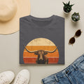 Longhorn Bull Retro Sunset T-Shirt
