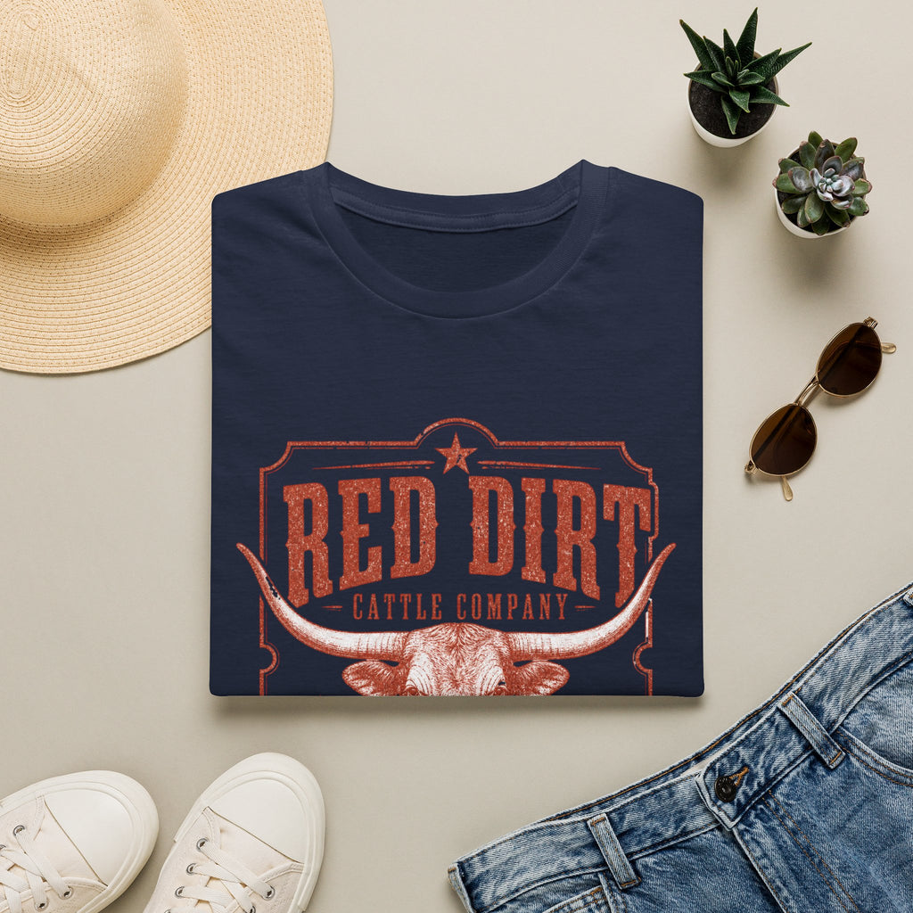 Red Dirt Cattle Company T-Shirt — Vintage Western Ranch Tee