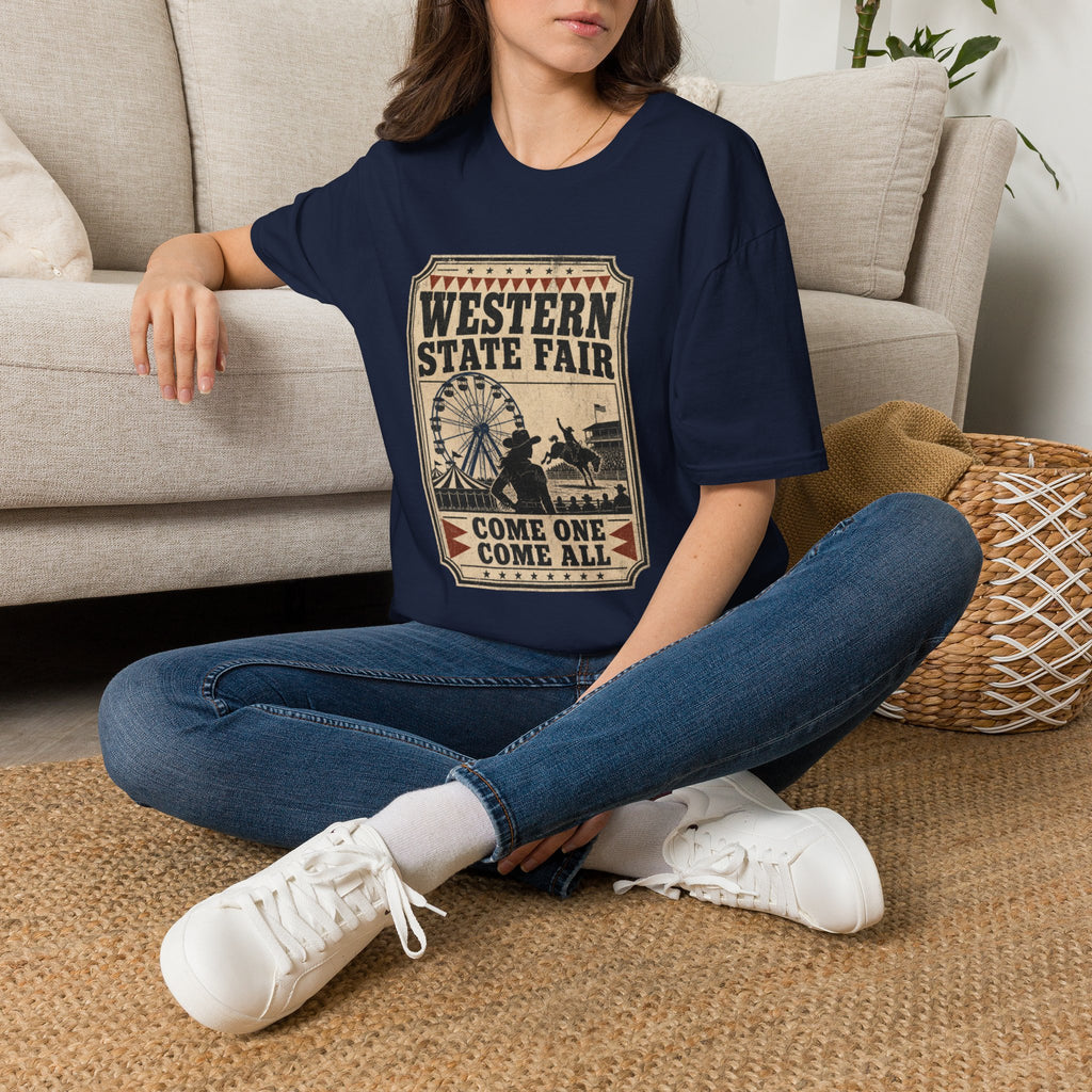 Western State Fair T-Shirt — 'Come One Come All' Vintage Carnival Tee