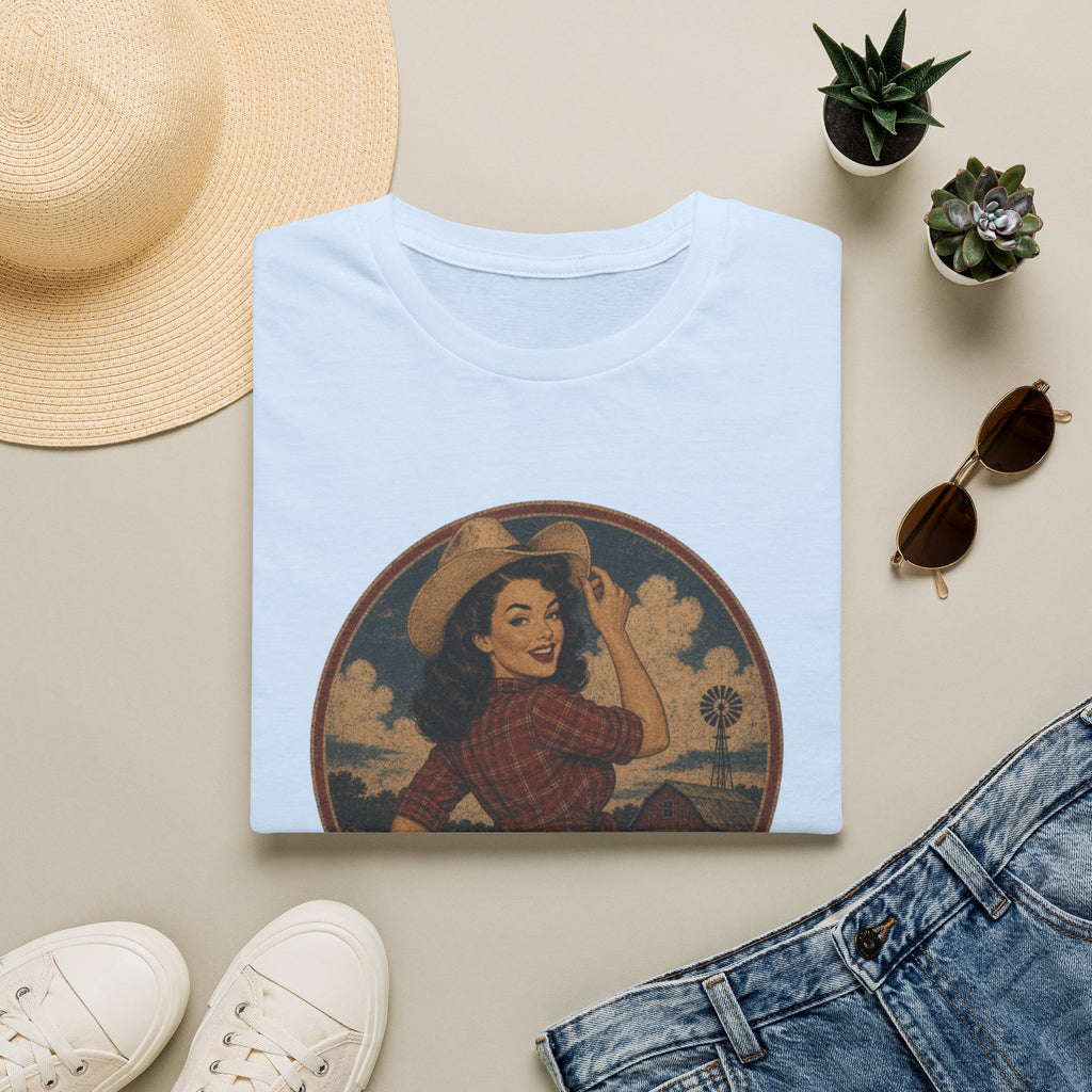 Country Girl T-Shirt — Vintage Cowgirl Graphic Tee