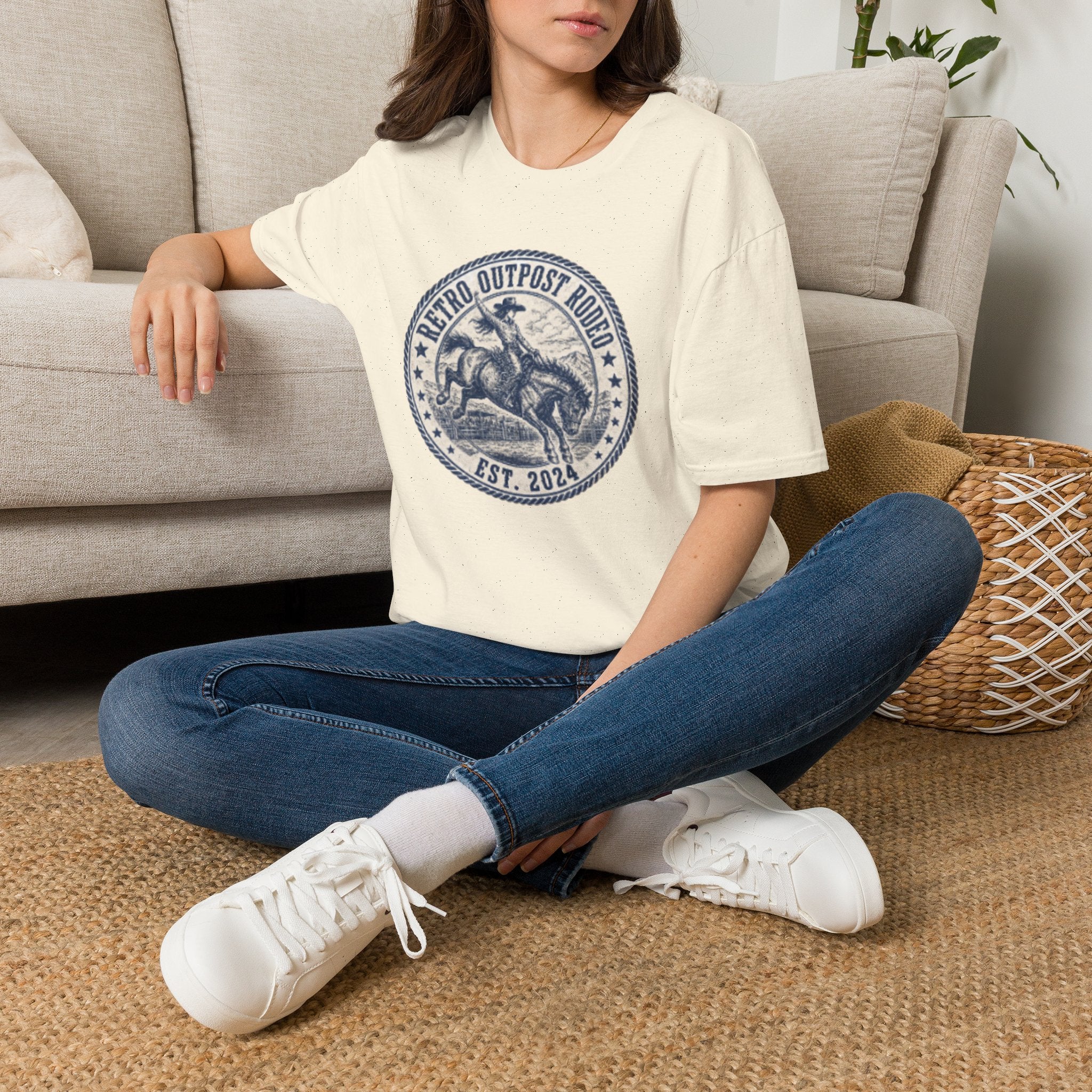 Retro Outpost Rodeo T-Shirt — Vintage Rodeo Bull Rider Tee (Est. 2021)