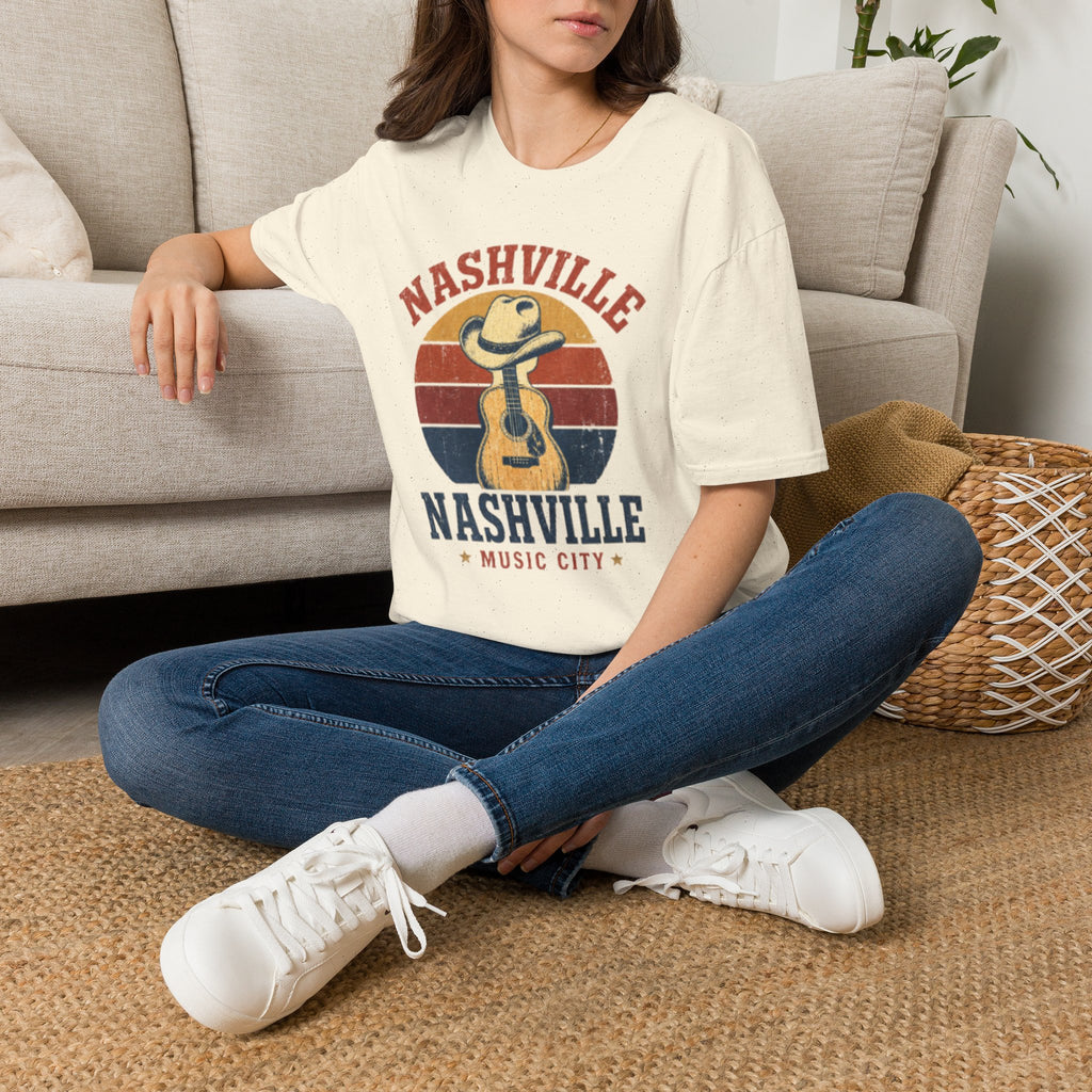 Nashville Music City Guitar Tee