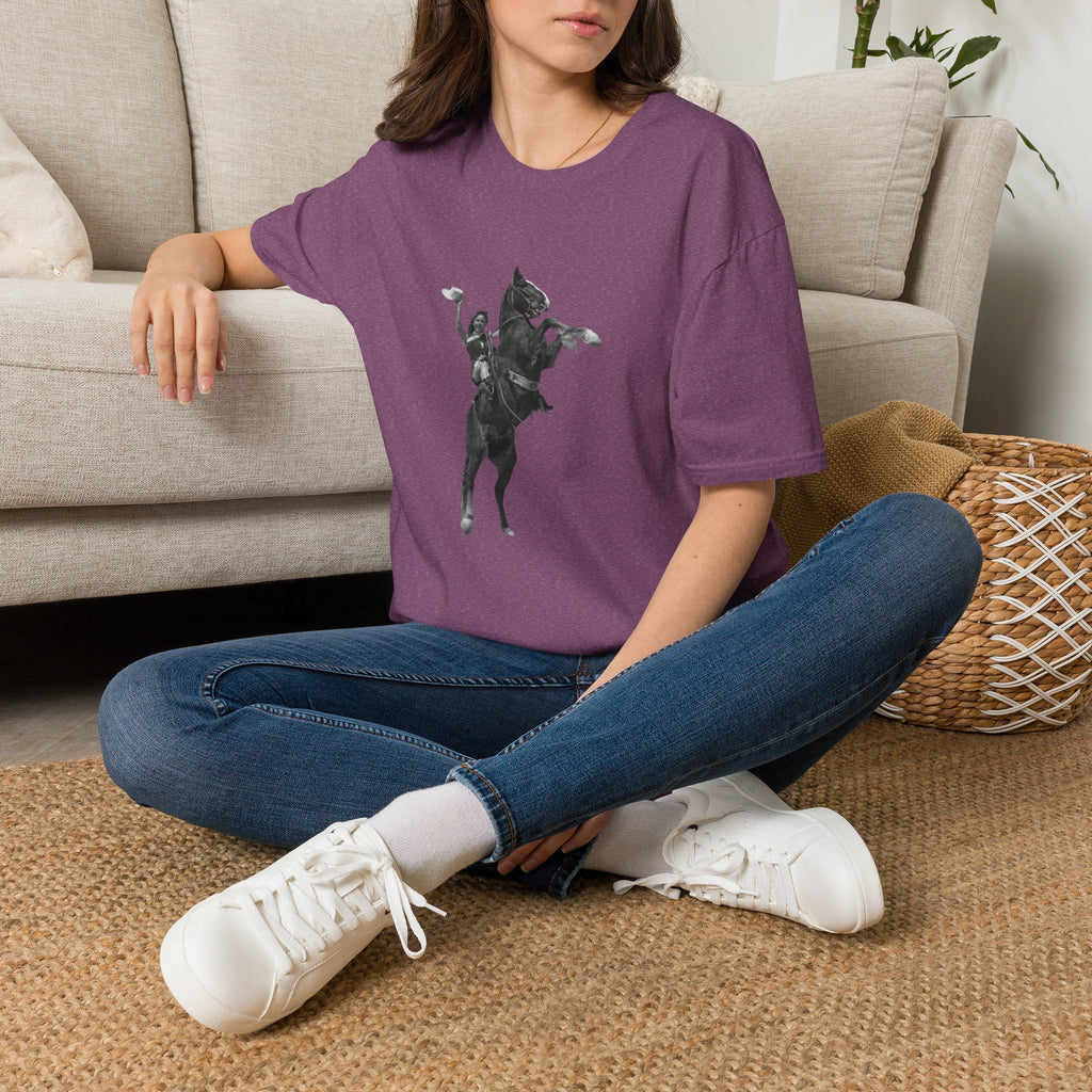 Cowgirl Graphic T‑Shirt — Vintage Horse & Rider Tee