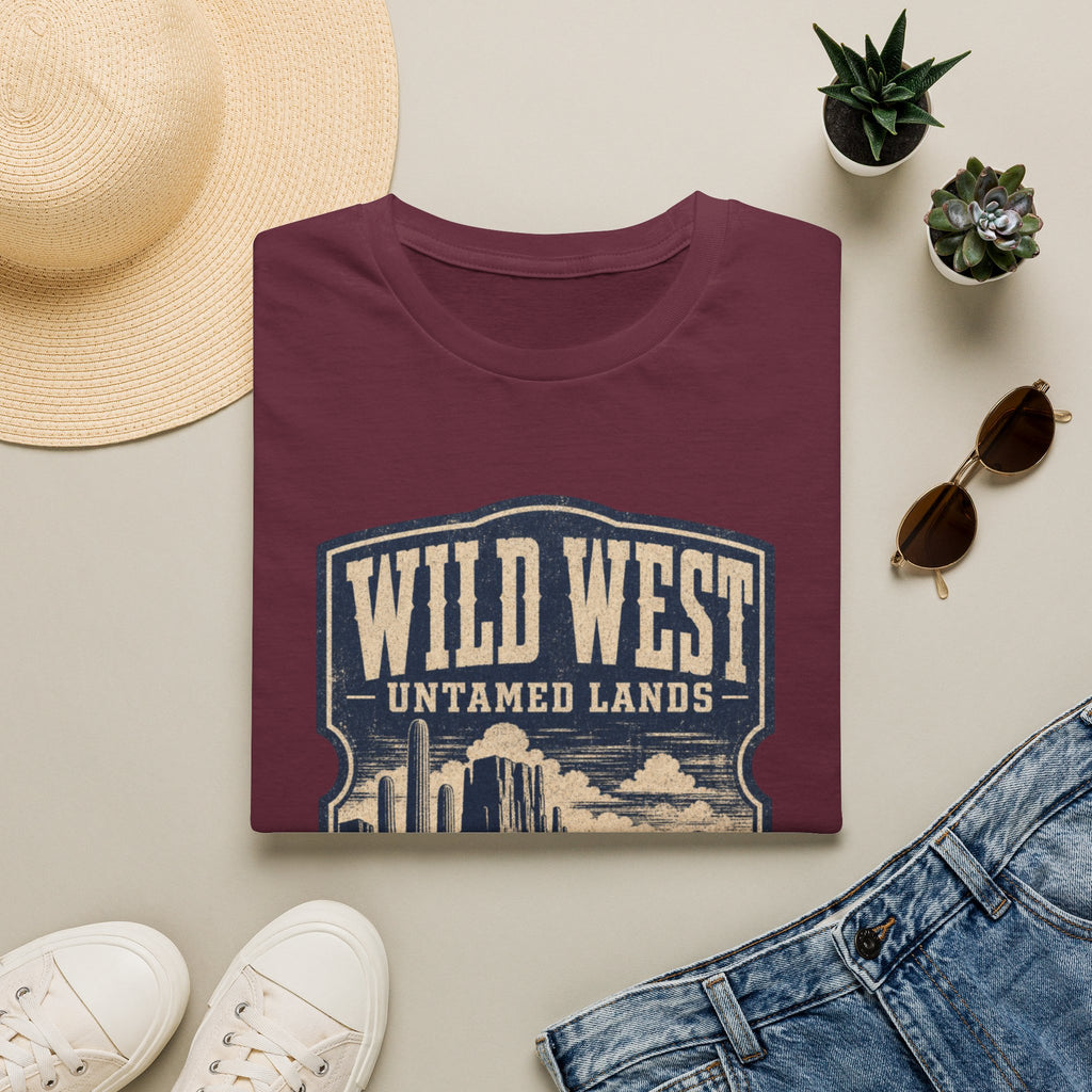 Wild West "Untamed Lands" T‑Shirt — Vintage Western Graphic Tee