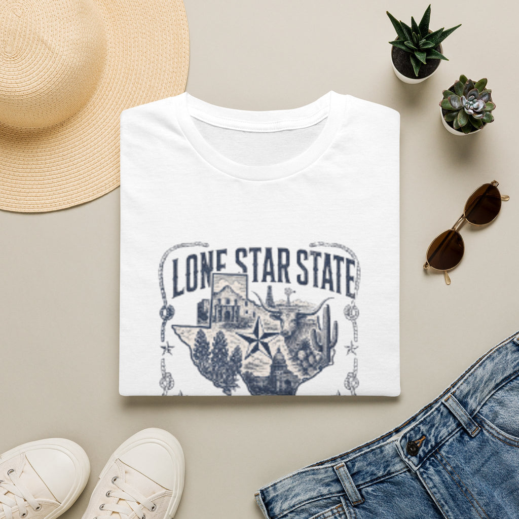 Lone Star State Texas T-Shirt — Vintage Texas Map & Emblem Tee