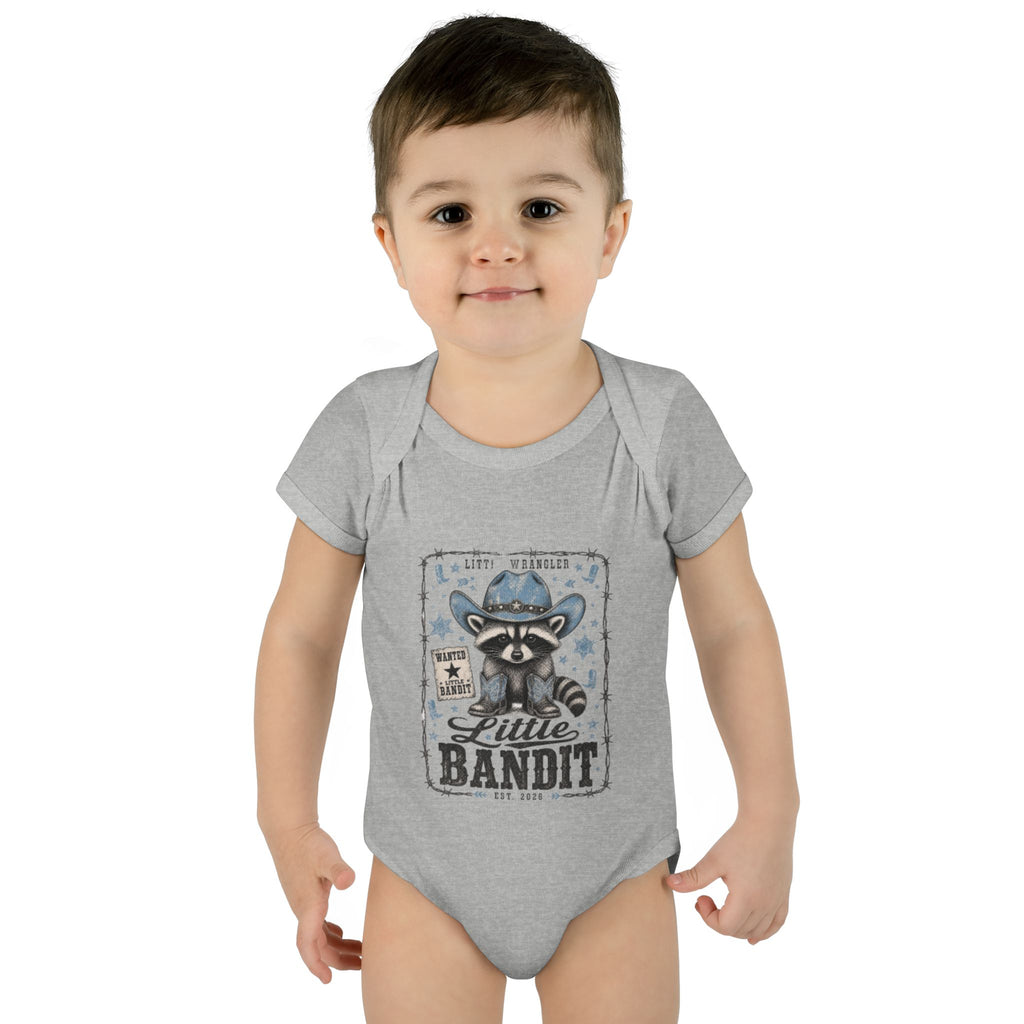 "Little Bandit Baby" Cowboy Infant Onesie