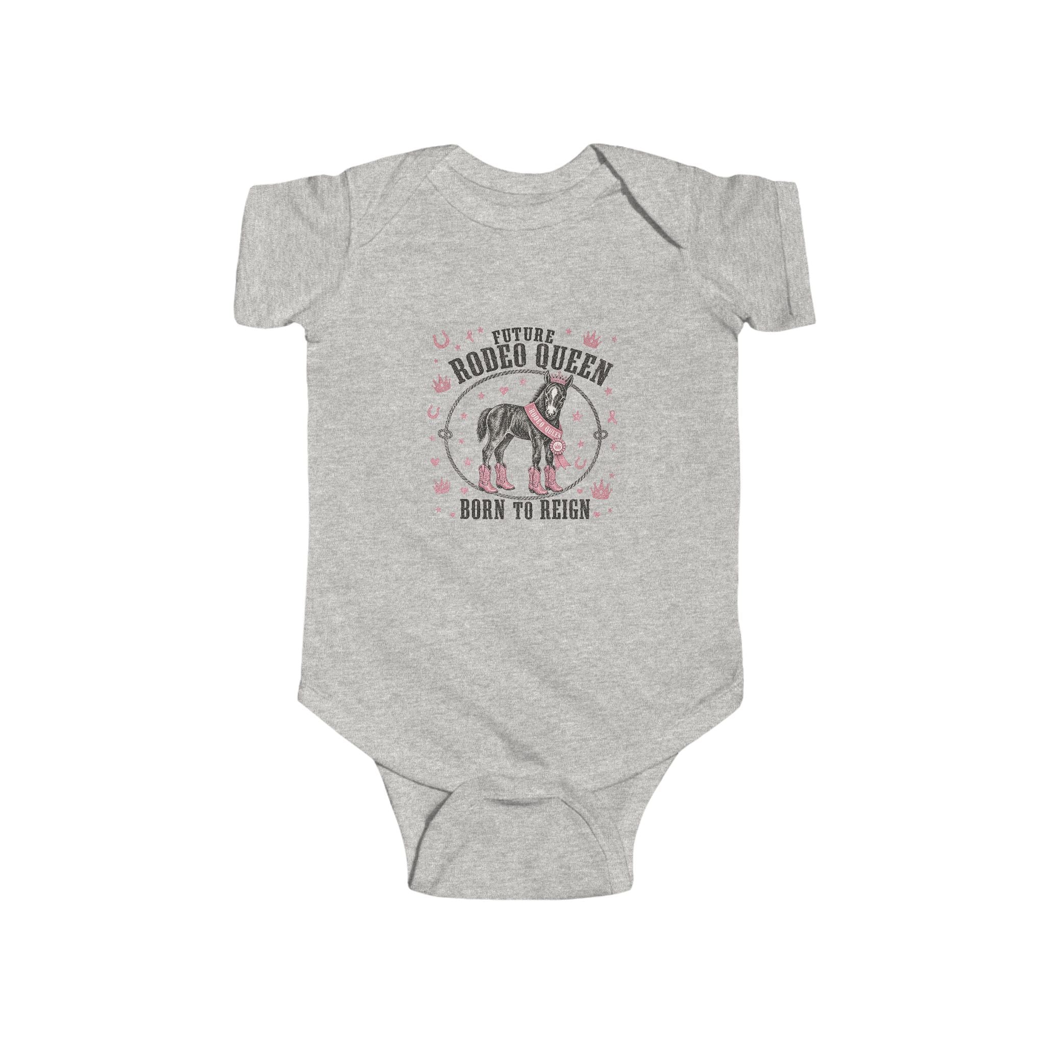 Infant Bodysuit — 'Future Rodeo Queen Born to Buck' Baby Onesie