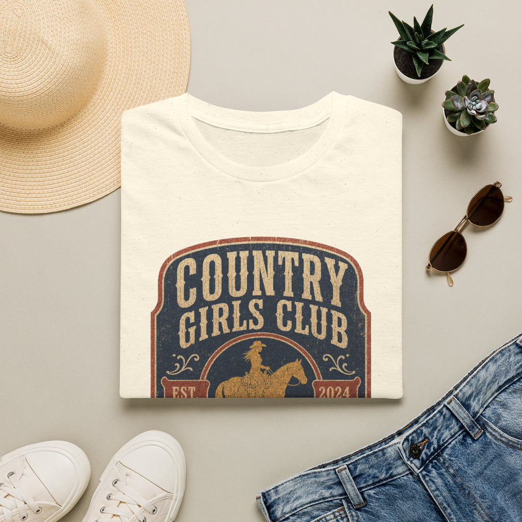 Country Girls Club T-Shirt — Vintage Rodeo Western Graphic Tee