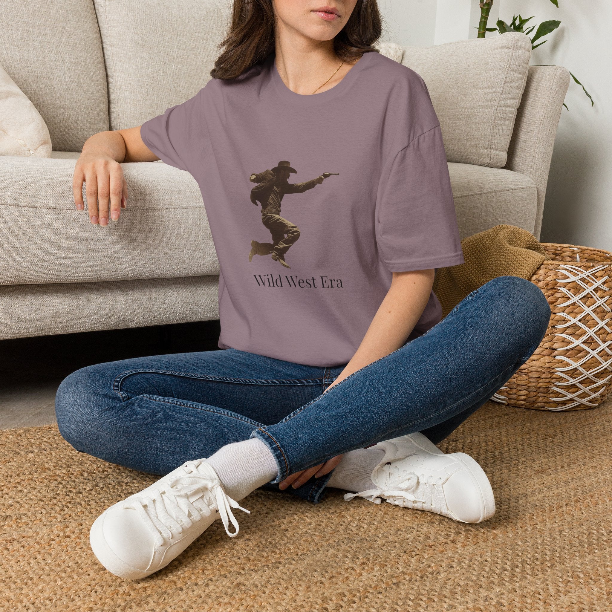 Cowboy Silhouette T-Shirt — Wild West Era Graphic Tee
