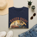 Raised Right Raised Wild Tractor T-Shirt — Vintage Country Farm Graphic Tee