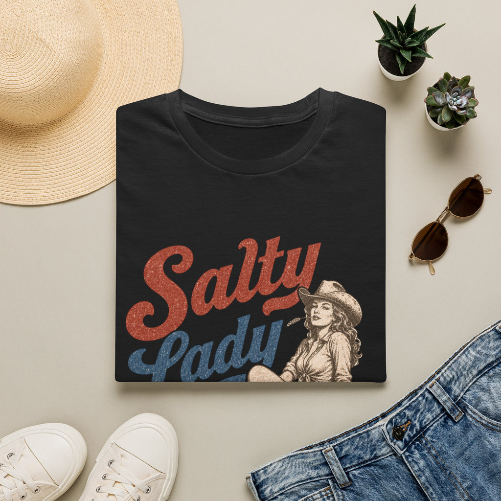 Salty Lady T-Shirt — Vintage Cowgirl Retro Graphic Tee
