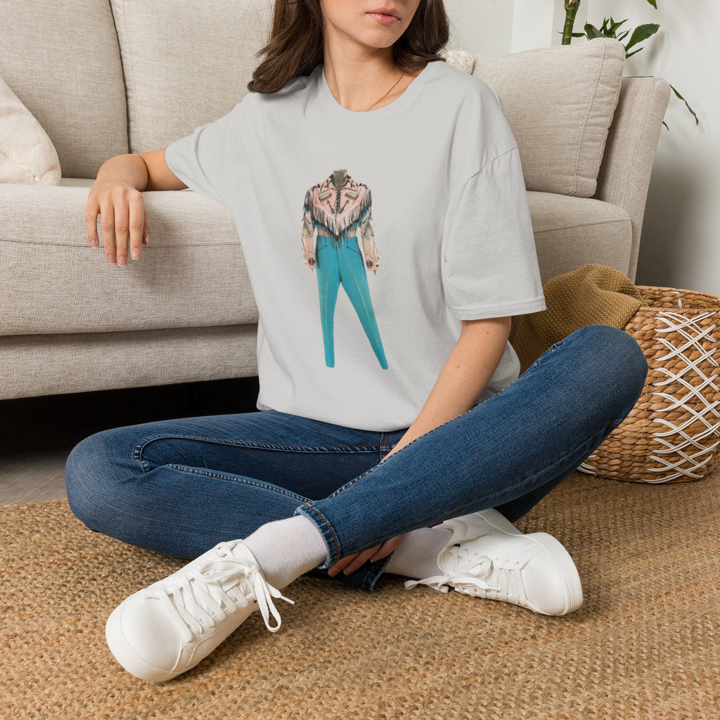 Cowboy Jacket Illustration T-Shirt — Vintage Western Outfit Graphic Tee