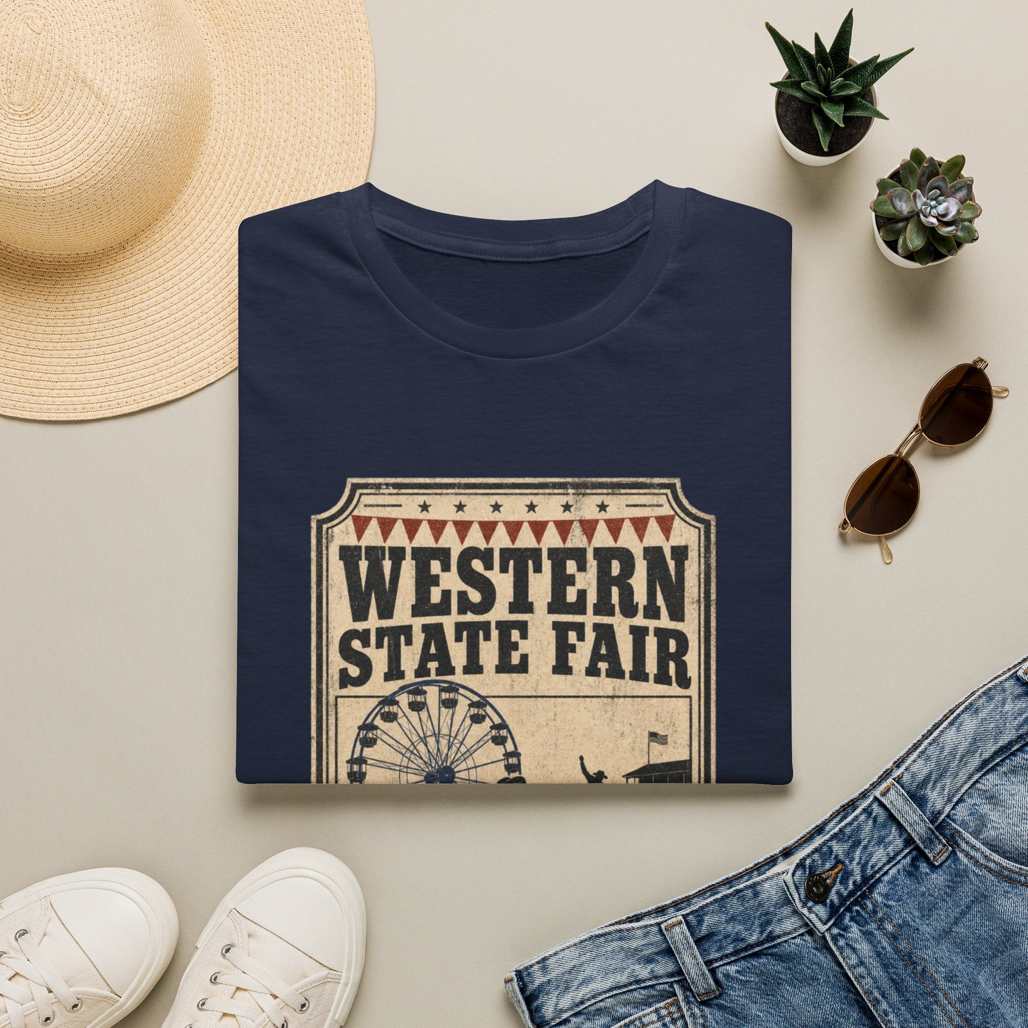 Western State Fair T-Shirt — 'Come One Come All' Vintage Carnival Tee
