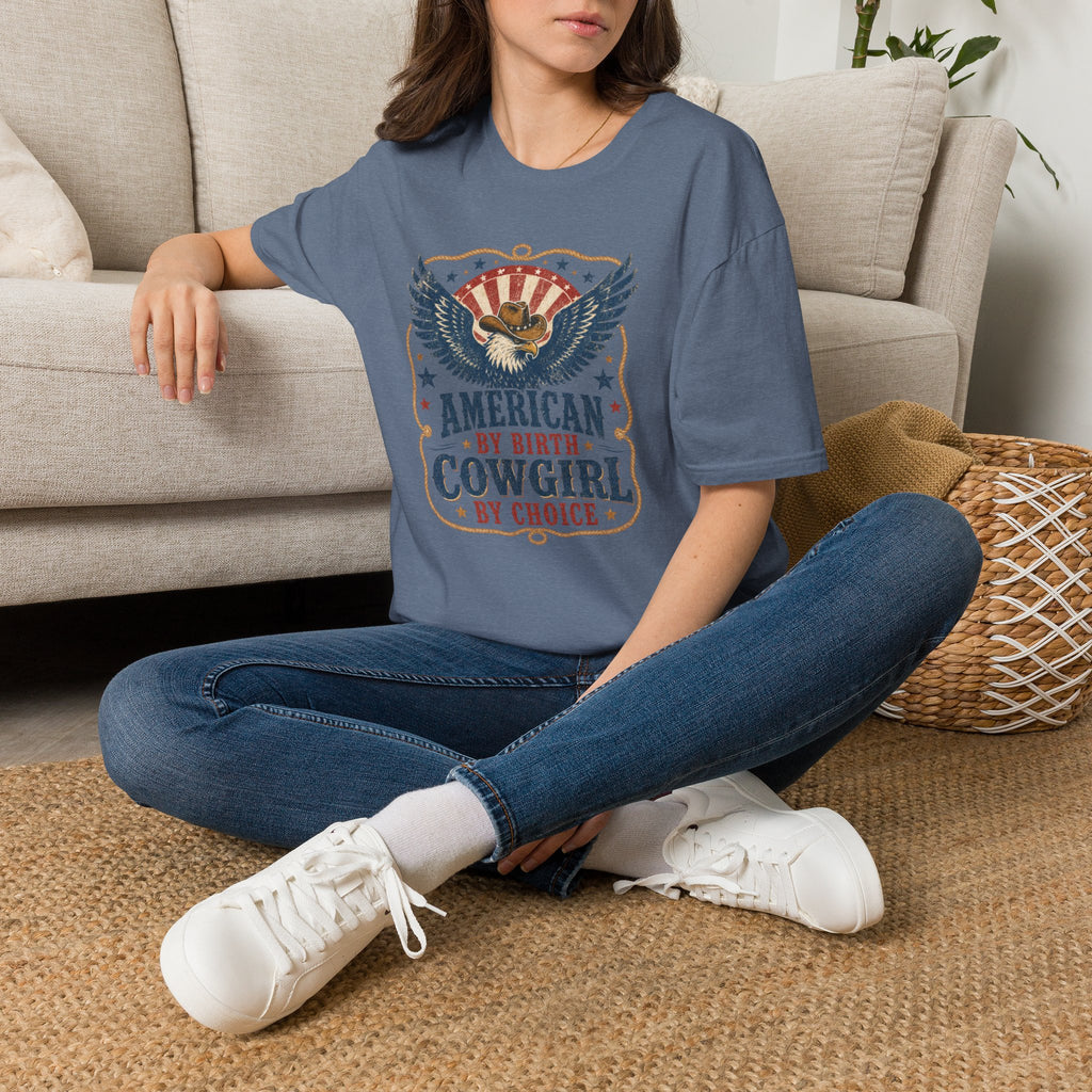 American By Birth Cowgirl By Choice T-Shirt